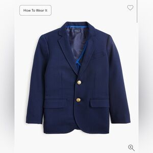 NWT J. Crew Factory Navy Kids Legacy Blazer,
